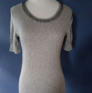 Banana Republic Silk/Cotton/Modal Shortsleeve Top